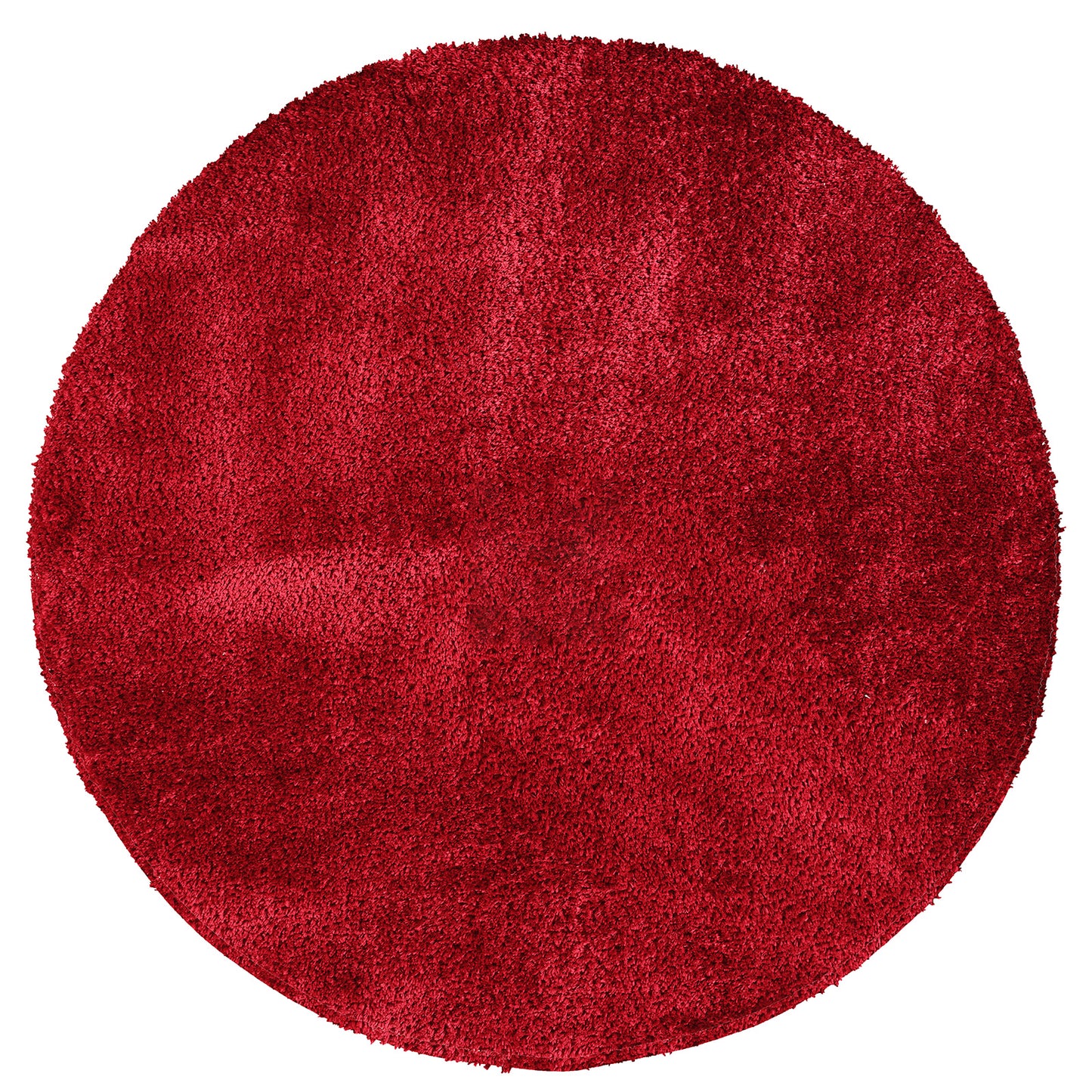 BOXHOLM Tapis Shaggy I Tapis Moderne, Salon, Chambre I Tapis Uni à Poils Longs, Épais, Doux, Moelleux, Entretien Facile I Rouge