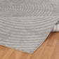 DOANLD Tapis Scandinave Intérieur, Extérieur I Tapis Moderne, Salon, Chambre, Terrasse, Balcon I Tapis Bohème, Poils Courts, Doux I Gris