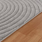 DOANLD Tapis Scandinave Intérieur, Extérieur I Tapis Moderne, Salon, Chambre, Terrasse, Balcon I Tapis Bohème, Poils Courts, Doux I Gris