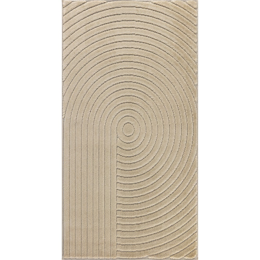 DEKOTA Tapis Scandinave Intérieur, Extérieur I Tapis Moderne, Salon, Chambre, Terrasse, Balcon I Tapis Bohème, Poils Doux I Beige