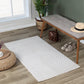 DEKOTA Tapis Scandinave Intérieur, Extérieur I Tapis Moderne, Salon, Chambre, Terrasse, Balcon I Tapis Bohème, Poils Doux I Blanc