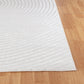 DEKOTA Tapis Scandinave Intérieur, Extérieur I Tapis Moderne, Salon, Chambre, Terrasse, Balcon I Tapis Bohème, Poils Doux I Blanc