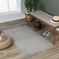 FEDRICK Tapis Scandinave Intérieur, Extérieur I Tapis Moderne, Salon, Chambre, Terrasse, Balcon I Tapis Bohème, Poils Doux I Gris