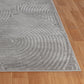 TIYA Tapis Scandinave Intérieur, Extérieur I Tapis Moderne, Salon, Chambre, Terrasse, Balcon I Tapis Bohème, Poils Courts, Doux I Gris