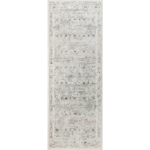 HYERES Tapis Vintage I Tapis Persan, Couloir, Salon, Chambre I Tapis Traditionnel Oriental, Poils Courts, Doux, Durable I Gris, Brun