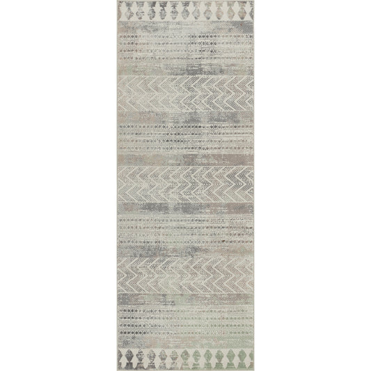 SHEPSHED Tapis Scandinave I Tapis Moderne, Couloir, Salon, Chambre I Tapis Contemporain Bohème, Poils Courts, Doux I Gris, Brun