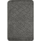 TIGRAN Set 2 Tapis Salle de Bain et WC I Tapis Antidérapants, Lavables en Machine, Poils Longs, Doux, Séchage Rapide I Gris Foncé