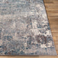 LOIRE Tapis Abstrait I Tapis Moderne, Salon, Chambre, Salle à Manger I Tapis Design Marbre Moucheté à Poils Courts, Doux I Bleu, Gris