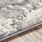 LOIRE Tapis Abstrait I Tapis Moderne, Salon, Chambre, Salle à Manger I Tapis Design Marbre Moucheté à Poils Courts, Doux I Bleu, Gris