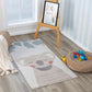 AUDRI Tapis Enfant I Tapis Chambre, Garçon, Fille, Bébé, Salle de Jeu, Poils Doux, Résistant, Entretien Facile I Beige, Ivoire