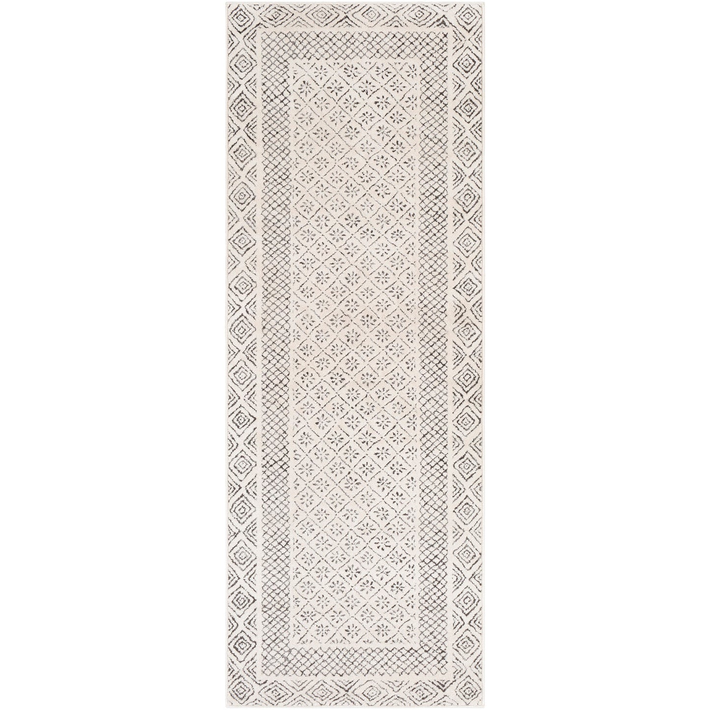 JULIAN Tapis Scandinave I Tapis Moderne, Salon, Chambre I Tapis Contemporain Bohème, Poils Courts, Doux, Entretien Facile I Gris, Beige