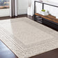 JULIAN Tapis Scandinave I Tapis Moderne, Salon, Chambre I Tapis Contemporain Bohème, Poils Courts, Doux, Entretien Facile I Gris, Beige