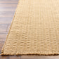 ARIADNE Tapis en Jute I Tapis Bohème, Couloir, Salon, Chambre I Tapis Rustique, Fibres Naturelles, Résistant, Authentique I Marron Clair