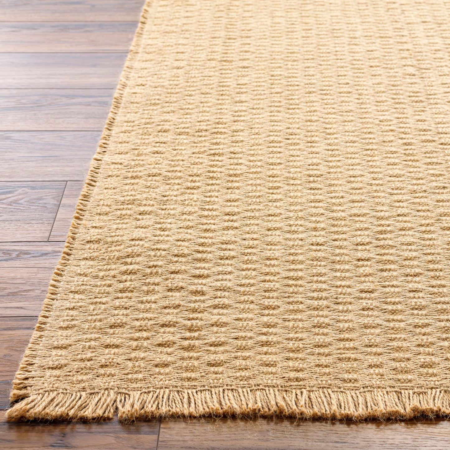 ARIADNE Tapis en Jute I Tapis Bohème, Couloir, Salon, Chambre I Tapis Rustique, Fibres Naturelles, Résistant, Authentique I Marron Clair