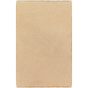 HENDY Becki Owens x Surya Tapis Uni et Bordure Jute Camel