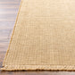 HENDY Tapis en Jute I Tapis Bohème, Couloir, Salon, Chambre I Tapis Rustique, Fibres Naturelles, Résistant, Authentique I Marron Clair