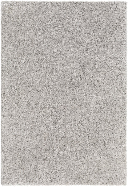 BOXHOLM Tapis Shaggy I Tapis Moderne, Salon, Chambre I Tapis Uni à Poils Longs, Épais, Doux, Moelleux, Entretien Facile I Gris Clair