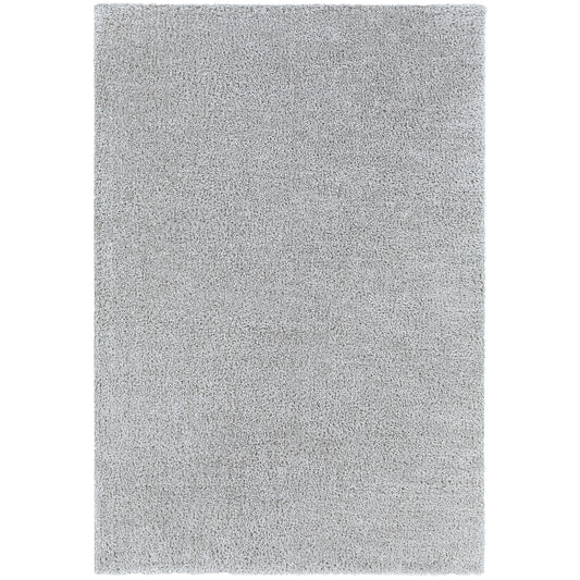 BOXHOLM Tapis Shaggy I Tapis Moderne, Salon, Chambre I Tapis Uni à Poils Longs, Épais, Doux, Moelleux, Entretien Facile I Gris Clair