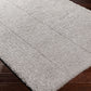 BOXHOLM Tapis Shaggy I Tapis Moderne, Salon, Chambre I Tapis Uni à Poils Longs, Épais, Doux, Moelleux, Entretien Facile I Gris Clair