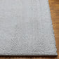 BOXHOLM Tapis Shaggy I Tapis Moderne, Salon, Chambre I Tapis Uni à Poils Longs, Épais, Doux, Moelleux, Entretien Facile I Gris Clair