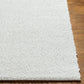 BOYER Tapis Shaggy I Tapis Moderne, Salon, Chambre I Tapis à Poils Longs, Doux, Durable, Moelleux, Entretien Facile I Blanc, Gris