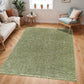 BOXHOLM Tapis Shaggy I Tapis Moderne, Salon, Chambre I Tapis Uni à Poils Longs, Épais, Doux, Durable, Moelleux, Entretien Facile I Vert