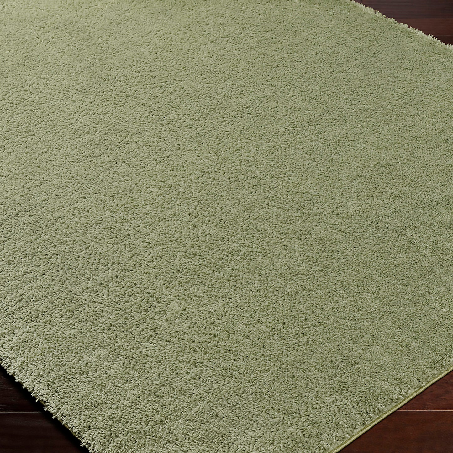 BOXHOLM Tapis Shaggy I Tapis Moderne, Salon, Chambre I Tapis Uni à Poils Longs, Épais, Doux, Durable, Moelleux, Entretien Facile I Vert