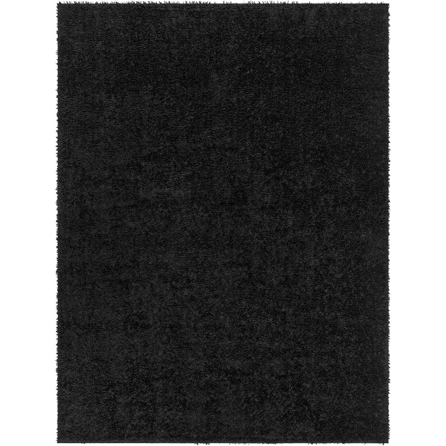 BOXHOLM Tapis Shaggy I Tapis Moderne, Salon, Chambre I Tapis Uni à Poils Longs, Épais, Doux, Durable, Moelleux, Entretien Facile I Noir