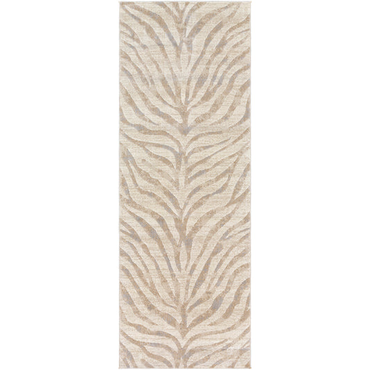 CHAMBERY Tapis Scandinave I Tapis Moderne, Couloir, Salon, Chambre I Tapis Contemporain Bohème, Poils Courts, Doux I Gris, Beige