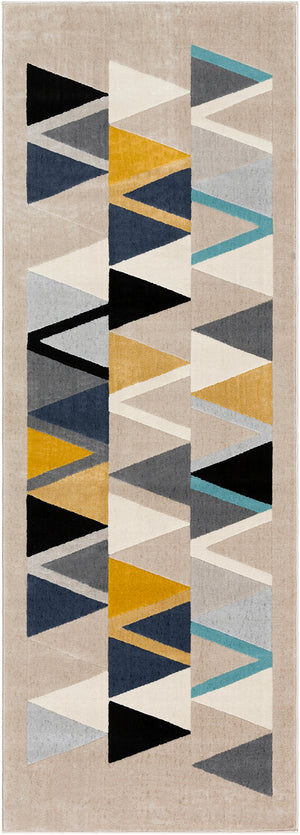 DOMWIER Tapis Scandinave I Tapis Moderne, Couloir, Salon, Chambre I Tapis Contemporain, Poils Courts, Doux, Durable I Multicolore, Gris