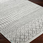 LOUISE Tapis Scandinave I Tapis Moderne, Salon, Chambre I Tapis Contemporain Bohème, Poils Courts, Doux, Durable I Ivoire, Gris