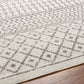 LOUISE Tapis Scandinave I Tapis Moderne, Salon, Chambre I Tapis Contemporain Bohème, Poils Courts, Doux, Durable I Ivoire, Gris