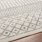 LOUISE Tapis Scandinave I Tapis Moderne, Salon, Chambre I Tapis Contemporain Bohème, Poils Courts, Doux, Durable I Ivoire, Gris