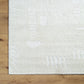 KEYAUNA Tapis Scandinave I Tapis Moderne, Salon, Chambre I Tapis Contemporain, Poils Courts, Doux, Entretien Facile I Ivoire, Blanc