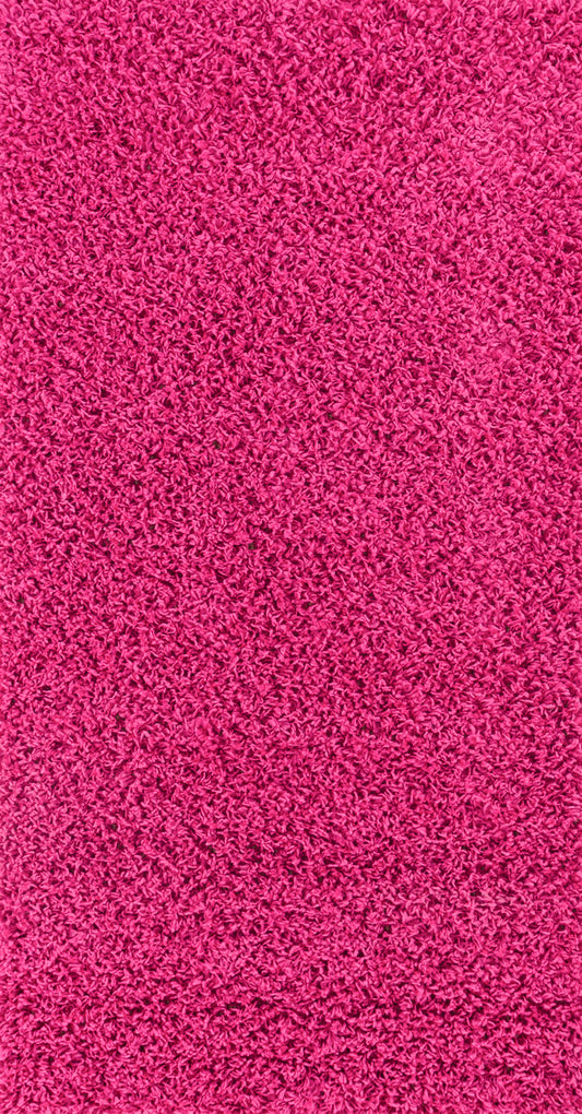 TORRIS Tapis Shaggy I Tapis Moderne, Couloir, Salon, Chambre I Tapis Uni à Poils Longs, Doux, Moelleux, Entretien Facile I Fuschia