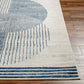 LAKIN Tapis Scandinave I Tapis Moderne, Salon, Chambre I Tapis Contemporain, Poils Courts, Doux, Durable, Entretien Facile I Bleu, Gris