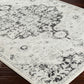 OLIVA Tapis Vintage I Tapis Persan, Salon, Chambre I Tapis Traditionnel Oriental, Poils Courts, Doux, Entretien Facile I Gris, Noir