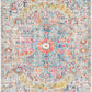 OLIVIA Tapis Vintage I Tapis Persan, Couloir, Salon, Chambre I Tapis Traditionnel Oriental, Poils Courts, Doux I Multicolore, Gris