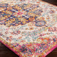 OLIVIA Tapis Vintage I Tapis Persan, Couloir, Salon, Chambre I Tapis Traditionnel Oriental, Poils Courts, Doux I Multicolore, Orange