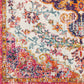 OLIVIA Tapis Vintage I Tapis Persan, Couloir, Salon, Chambre I Tapis Traditionnel Oriental, Poils Courts, Doux I Multicolore, Orange