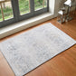 EMILY Tapis Vintage I Tapis Persan, Couloir, Salon, Chambre I Tapis Traditionnel Oriental, Poils Courts, Doux, Durable I Gris, Bleu