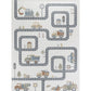 TORIN Tapis Enfant Lavable en Machine I Tapis Chambre, Garçon, Fille, Bébé, Salle de Jeu, Poils Doux, Entretien Facile I Beige, Gris