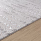 TEANDRE Tapis Scandinave à Pois I Tapis Moderne, Salon, Chambre I Tapis Contemporain, Poils Courts, Doux, Moelleux I Beige, Blanc