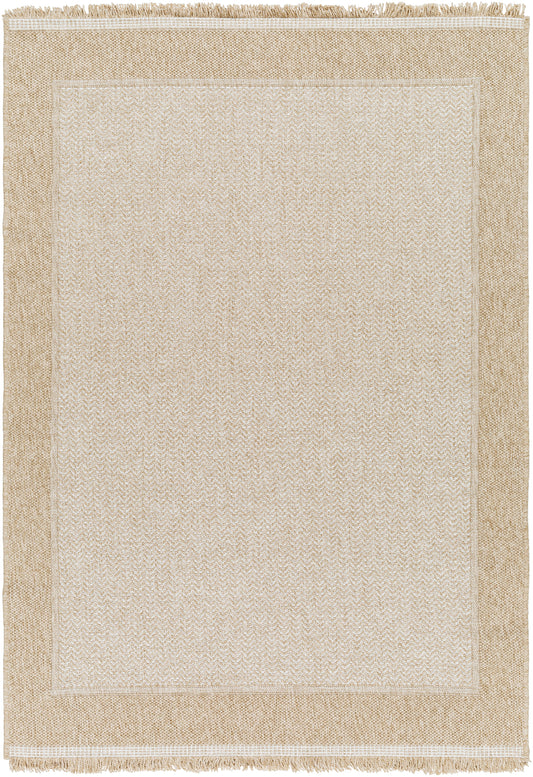 MARCHETTA Tapis Extérieur Aspect Jute I Tapis Bohème Extérieur et Intérieur, Terrasse, Balcon, Véranda, Patio, Salon, Cuisine I Beige