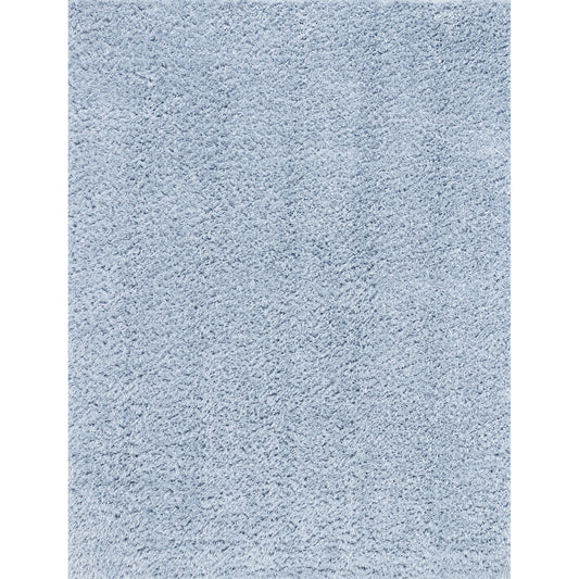 CHARON Tapis Shaggy I Tapis Moderne, Salon, Chambre I Tapis Uni à Poils Longs, Épais, Doux, Durable, Moelleux, Entretien Facile I Aqua