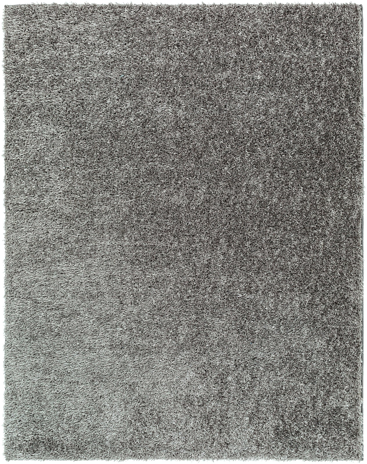 CHARON Tapis Shaggy I Tapis Moderne, Salon, Chambre I Tapis Uni à Poils Longs, Épais, Doux, Moelleux, Entretien Facile I Gris Foncé