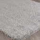 CHARON Tapis Shaggy I Tapis Moderne, Salon, Chambre I Tapis Uni à Poils Longs, Épais, Doux, Moelleux, Entretien Facile I Gris Foncé