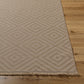 AYN Tapis en Jute Lavable en Machine I Tapis Bohème, Couloir, Salon, Chambre I Tapis Rustique, Fibres Naturelles I Beige, Ivoire