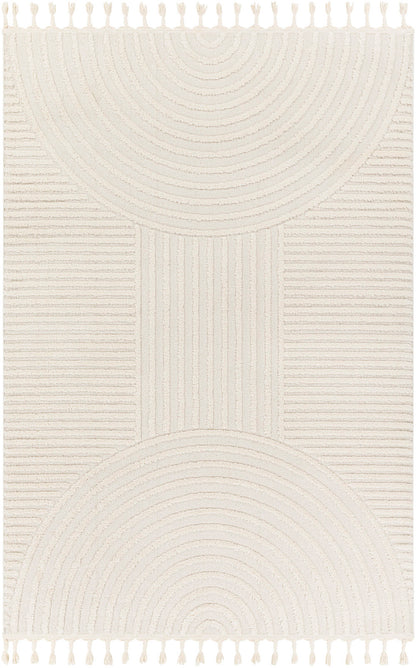 KYRA Tapis Scandinave I Tapis Moderne, Salon, Chambre I Tapis Contemporain, Poils Courts, Doux, Durable, Entretien Facile I Ivoire