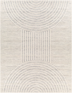 KYRA Tapis Scandinave I Tapis Moderne, Salon, Chambre I Tapis Contemporain, Poils Courts, Doux, Durable, Entretien Facile I Gris, Ivoire